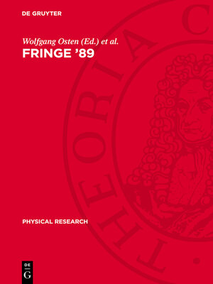cover image of Fringe '89